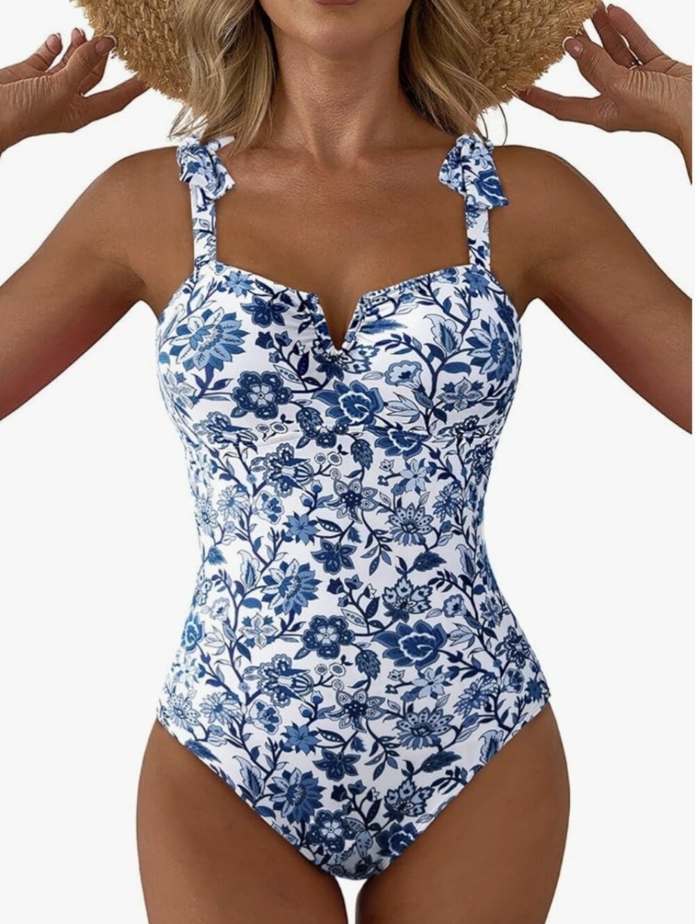Aleumdr Tummy Control Women's One Piece Bathsuit